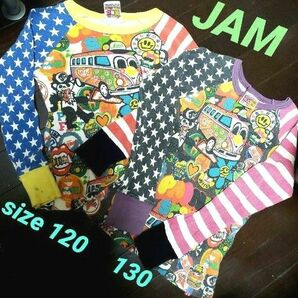 JAM×DEADBEAR ロングTシャツ　キッズsize120 130 ２枚セット　グレイトフルデッドベア