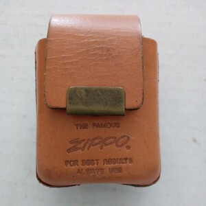 ZIPPO 収納用レザーケース　中古品