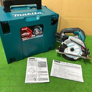 【中古品】『3-247』マキタmakita 40V max 165mm充電式マルノコ ブルー 鮫肌 HS002GRDX