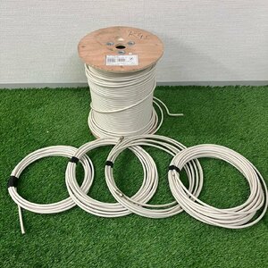 【中古品 未使用品】『3-479』テレビアンテナケーブルまとめ RG6-CS660WV 60% BRAID WHITE PVC