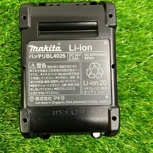 【中古品】『3-497』マキタmakita 40v maxバッテリーBL4025Bの画像6