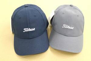 Z331 未使用 Titllist cap 2個 HJ9CUN GY-NV（グレー/ネイビー）タイトリスト メンズ キャップ 帽子 ゴルフ