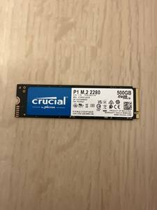 419回/109h Crucial(クルーシャル) P1シリーズ 500GB 3D NAND NVMe PCIe M.2 SSD CT500P1SSD8