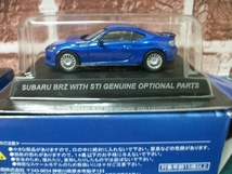 1/64京商 スバル ミニカー IMPREZA S206 NBR CHALLENGE 青BRZ WITH STI GENUINE OPTIONAL PARTS 青２台セット_画像5