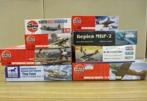 @o【梱120】AIRFIX 1/72 DOUGLAS DAKOTA/C-47 SKYTRAIN メッサーシュミット Me262A-1a/U2 他 航空機 プラモデル まとめ