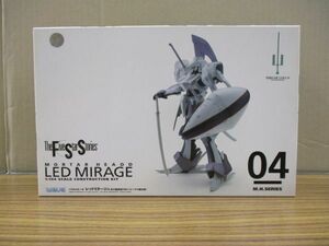 #w45【梱80】wave 1/144 FSS LED MIRAGE レッドミラージュ 先行量産型2989 コーラス戦仕様 プラモデル