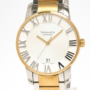 【1年間保証】TIFFANY＆Co. ティファニー アトラス ドーム Z1800.68.15A21A00A SS ホワイト×イエローゴールド×シルバー 自動巻 腕時計