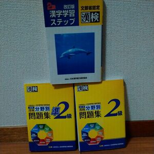 漢検2級*準2級分野別問題集、2級漢字学習ステップ