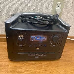 【未使用に近い】エコフロー　ポータブル電源EcoFlow RIVER Max バッテリー防災非常用