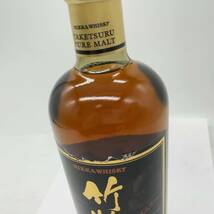 15289/【未開栓】NIKKA WHISKY 竹鶴 PURE MALT ニッカ ウィスキー ピュアモルト アルコール 700ml 43%_画像5