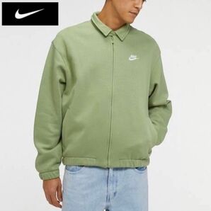 【新品タグ付き】NIKE クラブ フリース メンズ ハリントン ジャケット オリーブ 即納 DX0540