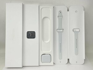 U294【動作確認済】 Apple Watch Series6 GPS + Cellular 44mm　シルバー ステンレス スポーツバンド M09D3J/A　A2376 バッテリー92％