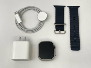 3933【ジャンク品】 Apple Watch Ultra 49mm　チタニウムケース オーシャンバンド　バッテリー100％