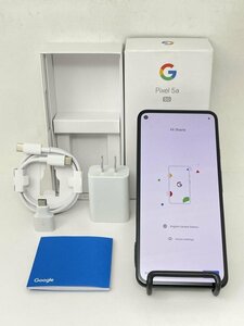 U120【美品・制限○　白ロム】 Google Pixel 5a 5G 128GB softbank SIMロック解除済 SIMフリー ブラック