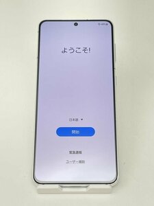 U113 【美品・赤ロム保証】 SIMロック解除済 Galaxy S21 5G SC-51B docomo ホワイト