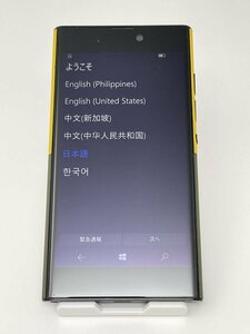 1101【ジャンク品】 NuAns NEO Windows 10 Mobile SIMフリ－ イエロー