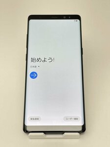 162【ジャンク品】 Galaxy Note8 SC-01K docomo ブラック