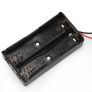 18650 充電池 2本用 並列接続 バッテリーケース リード線付  2個セット 即納可能の画像4