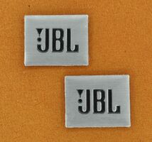 ★ JBL スピーカーロゴ プレート エンブレム ステッカー2枚 B ★_画像3
