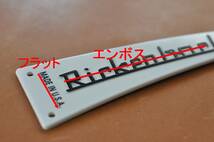 ★ リッケンバッカー Rickenbacker ネームプレート ホワイト ★_画像5