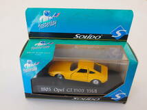 solido 1/43 1805 Opel GT.1900 1968 フランス製_画像6