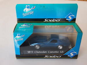 solido 1/43 1813 Chevrolet Corvette 68 France made 