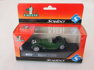 solido 1/43 4002 Jaguar SS100 1968 France made 