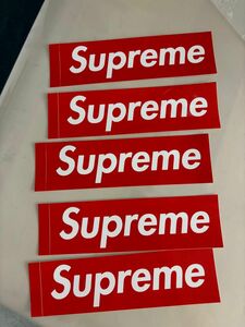 supreme シュプリーム　 ステッカー　5枚セット