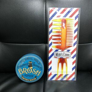 BROSH POMADE　ブロッシュ　ポマード　115g×コーム　　　　　