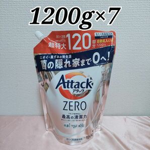 アタックゼロ　つめかえ用　リーフィブリーズの香り　1200g×7