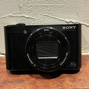 1円〜SONY Cyber-shot DSC-WX500 BC コンパクトデジタルカメラ　光学ズーム30倍(24-720mm) 稼働未確認