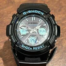 CASIO カシオ G-SHOCK GショックAWG-M100BA 生産終了品　稼働品_画像1