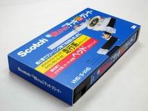 Scotch スコッチ 新 絵が出る ビデオデッキ走行系ヘッドクリーナー クリーニング VHS S-VHS 乾式 USED_画像4