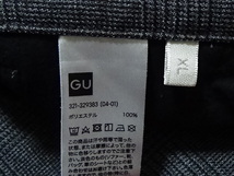 ☆　美品2本セット　UNIQLO　GU　ドライワイドテーパードイージーアンクルパンツ　黒　グレー　チェック　M　XL　ユニクロ　MENS_画像5