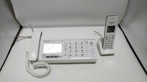 Panasonic パナソニック おたっくす 電話機 FAX KX-PZ210-W 子機:KX-FKD404 充電器:PNLC1058付 ホワイト パーソナルファックス