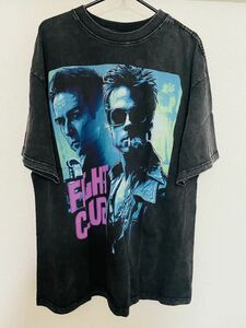 ファイトクラブ　fight club ブラッドピット　Tシャツ XL 新品未使用　エドワードノートン　映画　ムービーTシャツ