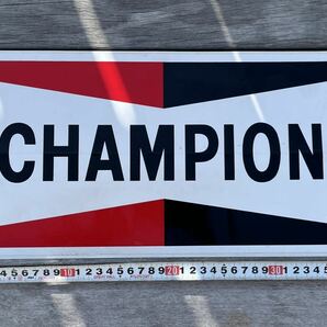 大型　ビンテージ チャンピオン CHAMPION チャンピオンスパークプラグ ステッカー デカール スパークプラグ vintage ガレージ