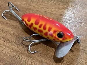 希少 arbogast jitter bug red coach dog アーボガスト ジッター バグ レッド コーチドッグ　5/8検)heddonヘドン フェンウィック umco abu