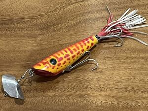 希少 arbogast sputter bug red coach dog アーボガスト スパターバグ レッドコーチドッグ　5/8検)heddonヘドン フェンウィック abu umco