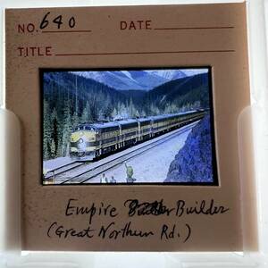 【昔の鉄道写真 ネガ ポジ】Empire Builder/Great Northern Railway/アメリカ グレート・ノーザン鉄道■星晃■P-640