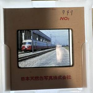 【昔の鉄道写真 ネガ ポジ】スイス 国鉄 RAe TEE■■星晃 氏 所蔵■P-747
