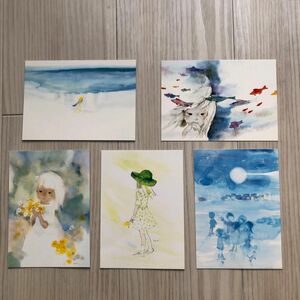 いわさきちひろ　ポストカード 絵葉書 自然 絵はがき アート 絵画