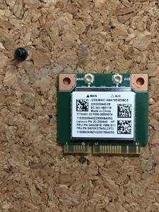 A12785)Lenovo ideapad 100-15IBD(80QQ)用 RTL8723BE 無線LANカード　中古動作品