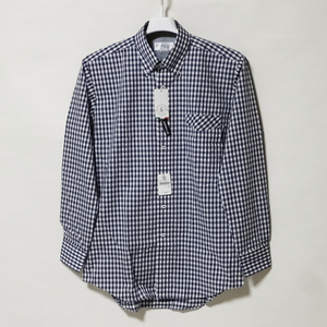 GIACCA CAMICIA メンズ サイズL(41-84) ボタンダウン チェック 長袖 ワイシャツ 新品 送料込み