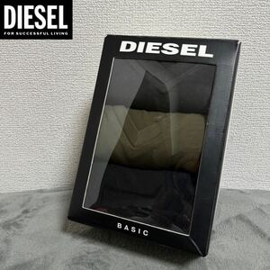 新品 未使用 タグ付き ★定価9,350円 DIESEL ディーゼル メンズ XXLサイズ スリーパック Tシャツ モヒカンロゴ プリント アンダーウェア 16