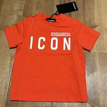 新品 未使用 タグ付き ★定価14,300円 Dsquared2 ベビー 100cm ディースクエアード ICON Tシャツ ハーフパンツ 半袖 半ズボン セット 13_画像3