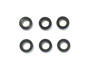 B7 6 sheets new goods made in Japan * high quality guitar peg washer jula navy blue POM black black outer diameter 7mm thickness 1.5mm* inspection :GROVER GOTOH Dell Lynn control 1