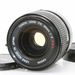 良品 Concave!! Canon FD 35mm f2 S.S.C. SSC 前群凹レンズ系 最大絞り16 〇 広角 オールド マニュアルレンズ