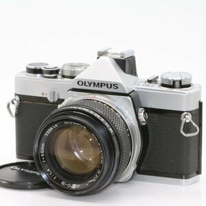 良品 OLYMPUS OM-1 シルバー 一眼レフフィルムカメラ OM-SYSTEM G.ZUIKO AUTO-S 50mm f1.4 標準 単焦点 プライム マニュアル オールドレン