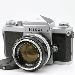 良品 Nikon F アイレベル 一眼レフフィルムカメラ 富士山 前期型 652万台 Nikkor-S Auto 50mm f1.4 標準 単焦点 プライム マニュアルレンズ